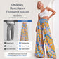 Trending Now⭐👖🌸 Floral Print High-Waist Wide-Leg Pants – Flowing Silhouette for Effortless Boho Style