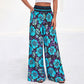 Trending Now⭐👖🌸 Floral Print High-Waist Wide-Leg Pants – Flowing Silhouette for Effortless Boho Style