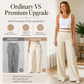 Must-Have🔥👖 Contrast-Trim Wide-Leg Pants – legant Drape & Flattering High-Rise