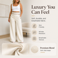 Must-Have🔥👖 Contrast-Trim Wide-Leg Pants – legant Drape & Flattering High-Rise