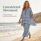 Bestseller🏆👚 Cotton-Linen Stripe Set – Flowing Silhouette & Maximum Mobility for Everyday Elegance
