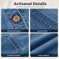 Women's Casual Collarless Button Cardigan Jacket