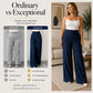 Trending Now⭐👖✨ High-Waisted Wide-Leg Pants with Side Buttons – Flattering Silhouette & Unique Detail for Effortless Style