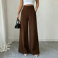 Trending Now⭐👖✨ High-Waisted Wide-Leg Pants with Side Buttons – Flattering Silhouette & Unique Detail for Effortless Style