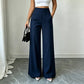 Trending Now⭐👖✨ High-Waisted Wide-Leg Pants with Side Buttons – Flattering Silhouette & Unique Detail for Effortless Style
