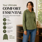 Women's Casual Hoodie with Drawstring & Pockets