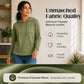 Women's Casual Hoodie with Drawstring & Pockets