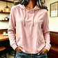 Women's Casual Hoodie with Drawstring & Pockets