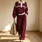 Trending Now👚👖 Striped Patchwork Hoodie & Wide-Leg Pants Set – Relaxed 2-Piece for Effortless Street Style