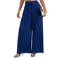Best Seller🔥 👖 Pleated wide-leg pants with an adjustable drawstring – soft drape and wrinkle-free elegance