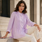 Current Trend👚 Classic collared shirt with elegant pleats