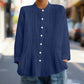 Current Trend👚 Classic collared shirt with elegant pleats