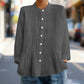 Current Trend👚 Classic collared shirt with elegant pleats