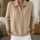 Bestseller🏆👚 Elegant Lapel Collar Knit – Timeless Design & All-Day Comfort for Every Look