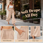 Women's Casual High Waisted Wid-Leg Pants