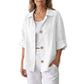 ⭐Trending Now⭐ Retro Cotton Linen Oversized Shirt – Natural Breathable Fabric & Timeless Style for Every Body