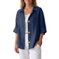 ⭐Trending Now⭐ Retro Cotton Linen Oversized Shirt – Natural Breathable Fabric & Timeless Style for Every Body