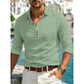 Men's Long Sleeve Button-Up Collared Shirt