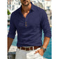 Men's Long Sleeve Button-Up Collared Shirt