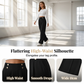 Must-Have🔥👖 Tailored High-Waist Trousers with 4 Metallic Buttons – Sculpted Waist & Wrinkle-Resistant Comfort for Work or Weekend