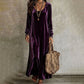 Women's Elegant Long Sleeve Maxi Dress