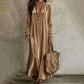 Women's Elegant Long Sleeve Maxi Dress