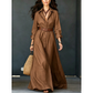 Trending Now⭐ Belted Collared Maxi Dress – Flattering Waist Definition & Soft Drape for Effortless Everyday Elegance