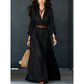 Trending Now⭐ Belted Collared Maxi Dress – Flattering Waist Definition & Soft Drape for Effortless Everyday Elegance
