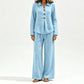 Trending Now👚👖 Long-Sleeve Top & Wide-Leg Pants Set – Soft Drape & Effortless Style for Any Occasion