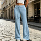 ☀️👖New Arrivals - High-Rise Flared Trousers – Flowing Drape & Versatile Style for Any Casual Occasion