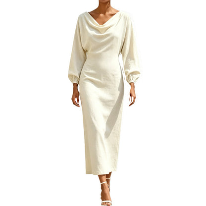 💃New Collection – 50% OFF🔥🛍️Elegant women's dress with a cowl neck