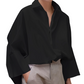 Women's Loose Fit Button-Down Shirt