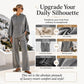 Women's Loose Hooded Cape Top & Wide-Leg Pants Set
