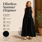 Women's Chic Sleeveless Button Maxi Dress