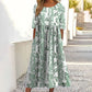 ✨Trending Now 👗 Women's Short Sleeve Printed Dress with Pockets