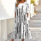 ✨Trending Now 👗 Women's Short Sleeve Printed Dress with Pockets