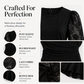 ⌛Limited-time offer-Women's Lace Puff Sleeve Ruched Bodycon Dress