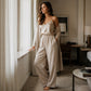 👖 Women's Elastic Waist Wide-Leg Pants – Flattering Relaxed Fit For Everyday Comfort & Style 🤍