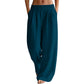 👖 Women's Elastic Waist Wide-Leg Pants – Flattering Relaxed Fit For Everyday Comfort & Style 🤍