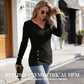 Must-Have👚 Long Sleeve Knit Top with Asymmetrical Hemline – Versatile Layer for Autumn & Winter Style