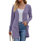 🧥Seasonal Style - V-Neck Cardigan with Relaxed Mid-Length – Soft Drape & Easy Pairing for Any Occasion