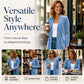 ☀️🧥Seasonal Style - Double-Breasted Velvet Open Cardigan