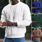 👔Seasonal Style - Men's Stretch Knit Pullover – Classic Crew Neck & Easy Pairing with Jeans or Joggers