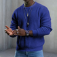 👔Seasonal Style - Men's Stretch Knit Pullover – Classic Crew Neck & Easy Pairing with Jeans or Joggers