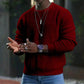 👔Seasonal Style - Men's Stretch Knit Pullover – Classic Crew Neck & Easy Pairing with Jeans or Joggers