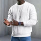 👔Seasonal Style - Men's Stretch Knit Pullover – Classic Crew Neck & Easy Pairing with Jeans or Joggers