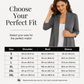 Seasonal Style 🌸Women's 3/4 Sleeve Open Front Cardigan