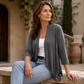 Seasonal Style 🌸Women's 3/4 Sleeve Open Front Cardigan