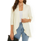 Seasonal Style 🌸Women's 3/4 Sleeve Open Front Cardigan