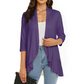 Seasonal Style 🌸Women's 3/4 Sleeve Open Front Cardigan